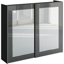 Шкаф-купе Kristal ОГОГО (арт.341579), (ЛДСП/Черный) ОГОГО Обстановочка!