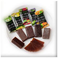 Пастила VitaminOS натуральная фруктовая, яблоко, абрикос, слива, вишня, лимон, фруктовый, имбирь, 700 г