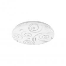 "Дежавю" - фантазийный принт из лёгких, изящных линий. Серия светодиодных светильников плоской формы отличается более современным стилем, модными принтами. Универсальный в сфере применения, как на стену, так и на потолок. Подходит для любого помещения в зависимости от мощности и размера. Мощность — 18 Вт  