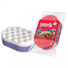 ГУБКА БАННАЯ МАССАЖНАЯ ОВАЛ. "YORK"