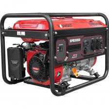 Электроагрегат EPB3000 отличается высоким качеством и оригинальностью благодаря использованию компонентов от известного производителя RATO. Этот мощный 4-х тактный бензиновый двиgaтель с воздушным охлаждением Rato R210 отличается надежностью и эффективностью. Генератор оснащен топливным баком ёмкостью 12 литров, что обеспечивает достаточно топлива для работы на протяжении длительного времени. С номинальной мощностью 2,7 кВт и максимальной мощностью 3 кВт, электростанция EPB3000 способена обеспечивать электроэнергией различные устройства и аппараты в случае необходимости. Этот продукт предлагается по доступной цене, что делает его идеальным выбором для тех, кто ищет надежный и экономичный источник электроэнергии.