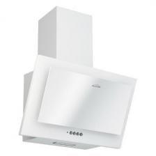 Вытяжка наклонная Elikor Коралл 50П-430-К3Д белый/белое стекло