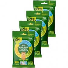Биоактиватор Expel для дачного туалета и выгребных ям, саше 250г, 4 шт.