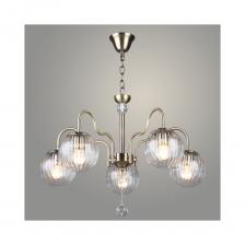 Люстра Росток NH6439/5 AB бронза, 5x60W, E27, d610, h690, QH24 988385464