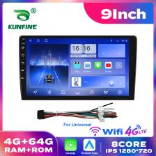 Автомобильный мультимедийный плеер, универсальная стерео-система на Android, с восьмиядерным процессором, 4 Гб ОЗУ, 64 Гб ПЗУ, экраном 9 дюймов, экраном 10 дюймов