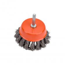 Чашеобразная витая кордщетка для дрели РОССНА Р860643