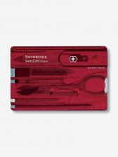 Швейцарская карточка Victorinox SwissCard, 82 мм, 10 функций, Красный