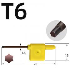 9 шт./компл. Набор торцевых гаечных ключей с защитой от взлома Пентагон торкс ключ отвертка бит пять звезд l-образный ключ размер T10 до T50
