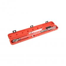 Ключ динамометрический с цифровой индикацией Посадочный квадрат: 1/2" Момент затяжки: 17..340Нм Длина: 660 мм Зубцов: 72шт LCD дисплей Звуковое оповещение Память: 30 настроек момента затяжки Двунаправленный Зарядка: USB type-C