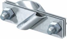 Диагональный соединитель для стержней Rd20 и полосы/проводника Rd8-10/Fl30-40, St/FT, OBO Bettermann, арт. 5001749