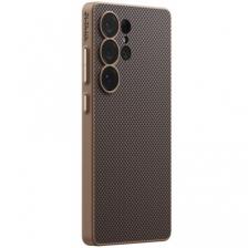 Чехол PITAKA PinButton Case для Samsung Galaxy S25 Ultra карбоновый (арамид) черный/золотой шахматное плетение
