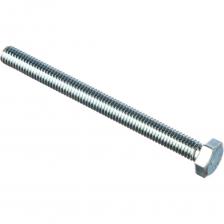 Оцинкованный шестигранный болт Болт DIN 933 с шестигранной головкой, оцинкованный М8х90, 20шт - коробка Tech-Krep 126515
