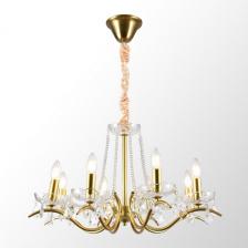 Подвесная хрустальная люстра Lussole Rains LSP-6006 подсвечник