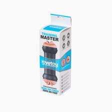 Мастурбатор Lovetoy Double Side Stroker-Mouth and Pussy, двусторонний