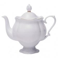 Императорский фарфоровый завод Заварочный чайник Наташа Золотая лента 0.9 л, 0.9 л, белый