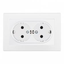 Розетка Arte Milano SET06-double-40-2 white