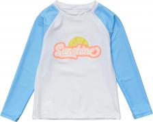 Купальный топ Snapper Rock Sunshine Long Sleeve Rashguard Top, белый