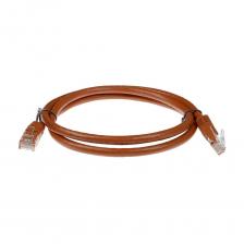 Патч-корды медные Кабель ACD Патч-корд ACD-LPU6Z-15N |ACD-LPU6Z-15N| Cat6 UTP 26AWG 4Pair, CU, LSZH, Коричневый, 1.5м