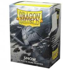 Аксессуары Dragon Shield: Snow - Matte Dual Card Sleeves (100ct)