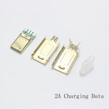 5/10/50 комплектов 4P 5P 6P 9P Type C Мужской USB C Mic OTG Type-C к Type-C адаптер зарядного устройства для компьютера строительные аксессуары 2,0 3,0