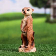 Садовая фигура из полистоуна «Сурикат маленький», 22x8x8 см