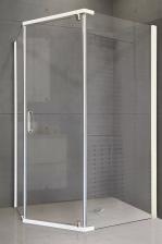 Душевой уголок Royal Bath TR 85х120 профиль белый стекло прозрачное
