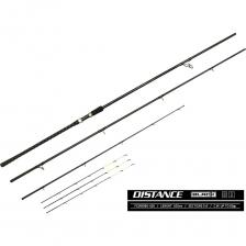 Серия фидерных удилищ Feeder Concept Distance Black стала следующей генерацией так полюбившихся рыболовам удилищ Feeder Concept Distance. Были учтены все накопившиеся за это время рекомендации и пожелания. В частности, на данной модели были обновлены пропускные кольца, а также рукоятка. Как и ранее, в удилищах этой серии удалось объединить отличные рабочие показатели лучших спортивных удилищ с долговечностью, прочностью и очень разумной ценой. Удилища серии Feeder Concept Distance Black разработаны для дальнего и сверхдальнего заброса, не теряют точность на дистанции 80–100 метров и работают в любых погодных условиях. Фидерные удилища, которые рыболовы создали для рыболовов. Бланк: материал - углеволокно HMC (T36) строй средне-быстрый конструкция штекерная соединение колен типа OVER STEEK Вершинки удилища: сменные разной чувствительности (3 шт.) с сигнальной раскраской Кольца пропускные: усиленные со вставками SIC Рукоятка: EVA катушкодержатель винтового типа