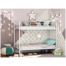 Двухъярусная кровать Формула мебели Севилья - 2, размер (ДхШ): 198х96 см, спальное место (ДхШ): 190х90 см, цвет: белый