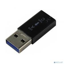 Адаптер переходник USB3.0 Am на Type-C KS-is KS-379 Black