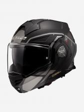 Мотошлем LS2 FF901 ADVANT X METRYK (черно-серый матовый), Черный