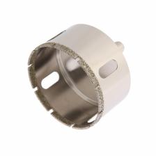 Сверло алмазное по стеклу и керамике ТУНДРА, трехгранный хвостовик, 65x65 мм