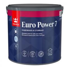 краска акриловая TIKKURILA Euro Power 7 для стен и потолков база С 2,7л бесцветная, арт.700001123