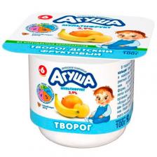 Творог Агуша мультифрукт 3,9% БЗМЖ 100 гр