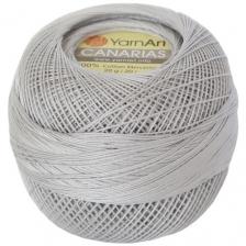 Пряжа YarnArt Canarias, 100 % хлопок, 20 г, 203 м, 10 шт., 4920 светло-серый