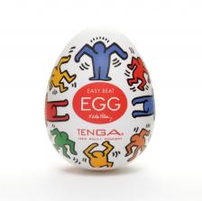 Мастурбатор яйцо Tenga Keith Haring Egg Dance, одноразовый