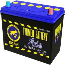 Автомобильный аккумулятор TYUMEN BATTERY ASIA 6СТ-50L 440А о.п., 238х129х225, полярность обратная