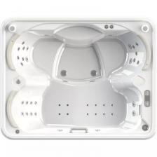 Минибассейн Radomir DeLuxe 214х168 белый-серебро с гидромассажем