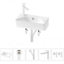 Комплексное предложение по специальной цене. Все составляющие набора проходят деликатные апгрейды для достижения абсолютной гигиены, надежности монтажных элементов и максимального удобства в пользовании. В процессе обжига керамики при температуре 1250° С образуется плотная трехслойная фарфоровая структура, которая придает прочность и обеспечивает белизну как внутренней, так и внешней поверхности умывальника. Антибактериальное грязеотталкивающее покрытие керамики Lavinia Boho препятствует образованию налета и размножению патогенных бактерий. Для регулярной уборки раковины достаточно использования теплой воды и мягкой салфетки. Конструкция всех элементов набора идеально сочетается. Интуитивно понятный монтаж позволяет за считанные минуты осуществить сборку и подключение всех элементов набора, не прибегая к помощи профессионалов, и наслаждаться полученным результатом каждый день. Четко отлаженная система отгрузки позволяет каждому покупателю получить сантехнику в отличном состоянии со всеми гарантийными документами на покупку. Перед погрузкой каждое изделие из комплекта проходит детальный визуальный осмотр для предупреждения возможных царапин и повреждений. Комплект поставляется в единой коробке, в которой размещены все элементы набора в дополнительных индивидуальных упаковках, что гарантирует наличие всех позиций и их сохранность.