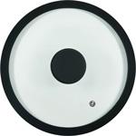 Стеклянная крышка с силиконовым ободом и со сливом Panairo D 16 (K-D 16-S)