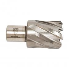 Корончатое сверло по металлу. Имеет хвостовик Weldon 19. Делается из термостойкой быстрорежущей стали.Применяется для сверления нержавейки и цветных металлов (алюминия, меди).Внимание, изображение товара может отличаться от реального! Верные параметры указаны в технических характеристиках.