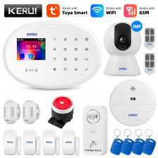 Беспроводная GSM-сигнализация KERUI Tuya с поддержкой Wi-Fi и датчиком движения