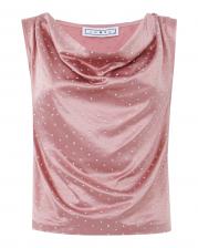 топ с отделкой из страз In the mood for love