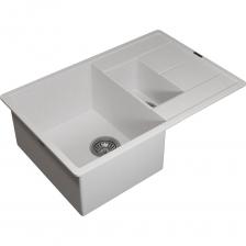 Прямоугольная мойка для кухни Quartz UPD-05 от бренда Uperwood выполнена из кварцевого композита. Мойка имеет 2 чаши и является оборачиваемой. Мойка оснащена небольшим по размеру крылом, которое может располагаться как справа, так и слева. Отверстие для смесителя вырезается с помощью фрезы на усмотрение покупателя. Кварцевые кухонные мойки Uperwood отличаются своей практичностью, легкостью в уходе и увеличенным сроком службы по сравнению с искусственным камнем или нержавеющей сталью. Уникальная фактура камня смотрится благородно, вписывается в любой интерьер и делает его утонченным. Мойка гладкая и приятная на ощупь, прочное матовое покрытие защищает мойку от любых внешних воздействий. При эксплуатации изделие не издает неприятного шума и грохота. На выбор покупателя предлагается 4 универсальных цвета для каждой модели мойки: белый, серый, бежевый и черный. Монтаж мойки врезной, установка поверх столешницы, на схеме отображено отверстие необходимого размера под каждую модель мойки из серии Uperwood Quartz. Все кухонные мойки Uperwood из серии Quartz обладают высокой прочностью, экологической чистотой и химической стойкостью. Во время эксплуатации изделие выдерживает температурные перепады в интервале от минус 40°С до плюс 110°С.