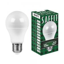 Лампа светодиодная, 15W 230V E27 4000K A60, SBA6015, цена за 1 шт.