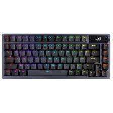 Клавиатура игровая механическая беспроводная Asus ROG Azoth, NX Snow, PBT, английская раскладка, черный