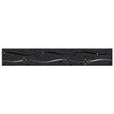 бордюр настенный AZORI Дефиле Неро 40,5х6,2 черный