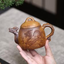 Фиолетовый глиняный чайник BRTRINBSY TEA 300 мл