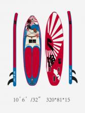 Sup-доска Furendo Cat 10,6', 320х81х15 см, Красный
