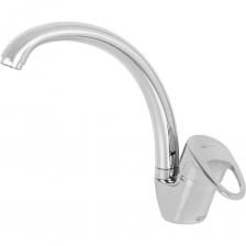 Смеситель для кухни ECONOCEсерия 470 (EC0471) - современный однозахватный смеситель с поворотным J-изливом, специально разработанный для использования на кухне. Имеет качественное хромированное покрытие корпуса, которое придает ему блеск и защищает от коррозии. Изготовлен из прочного и долговечного цинка по технологии литья под давлением, который обеспечивает надежность и стабильность работы смесителя в течение длительного времени. Данная технология позволяет достичь высокой структурной плотности и равномерной толщины стенок корпусного тела. Предназначен для вертикального монтажа на мойке. Смеситель оснащен надежным керамическим картриджем D40-A, который обеспечивает плавное и легкое регулирование потока воды. Рукоятка смесителя поворачивается на 25 градусов по вертикали и 50 градусов по горизонтали. Аэратор обогащает поток воды кислородом, создавая мягкую и комфортную струю без брызг. Смеситель сочетает в себе стильный дизайн и удобство использования, обеспечивая надежность и функциональность на протяжении длительного времени.