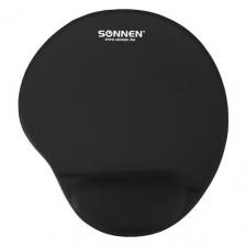 Коврик SONNEN 513299, черный, блистер